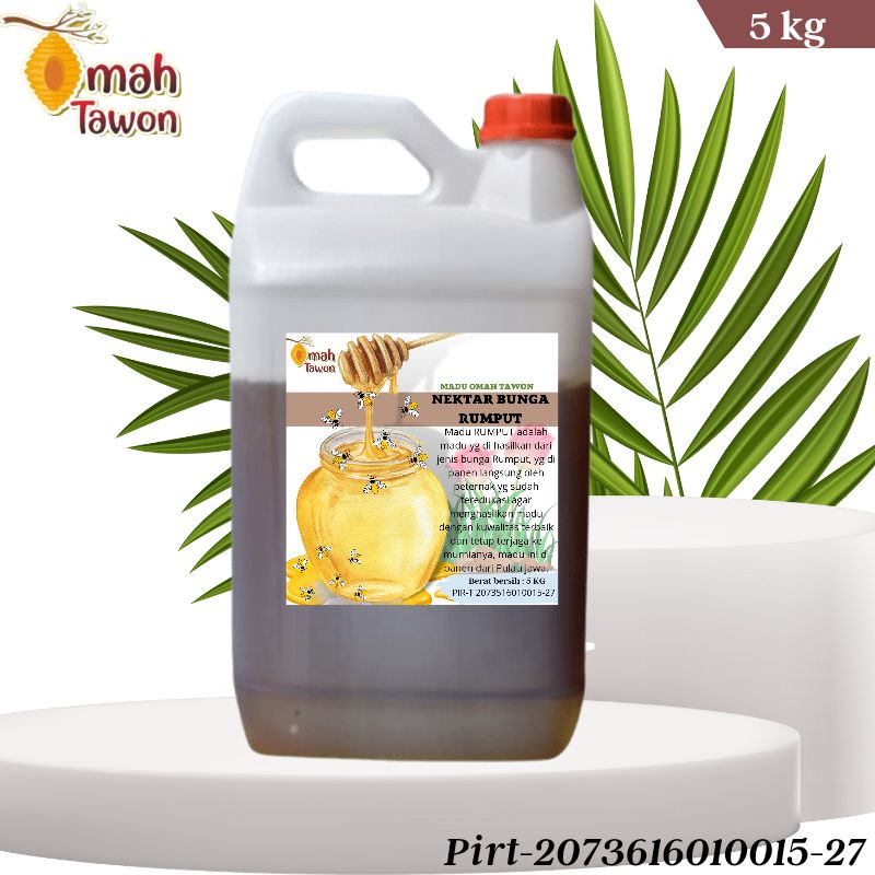 Madu murni nektar bunga rumput 5 kg
