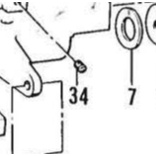 014760622 Screw / Baut 5.95 Mesin Jahit Bartek Bartack Bartacking Brother B430