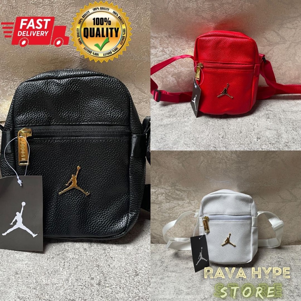 Jordan Sling Bag Regal Leather / Tas Selempang Tas Jordan