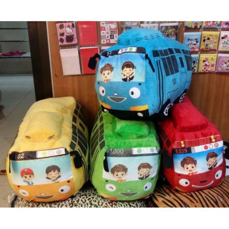 Boneka TAYO XL Boneka Mainan Anak Boneka Anak Boneka Besar Tayo Boneka Bus Anak