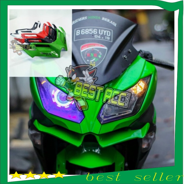 Winglet NINJA 250 new winglet NINJA 250 Fi winglet ninja 250Fi - Merah