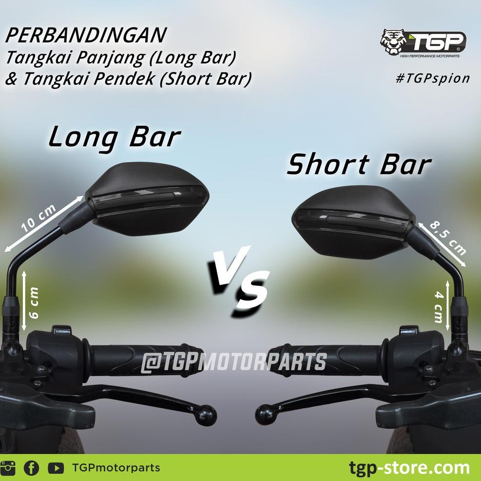Stock Banyak Spion Motor Alpha Honda Yamaha Aksesoris Variasi Beat Vario 125 Old 150 Nmax Aerox PCX