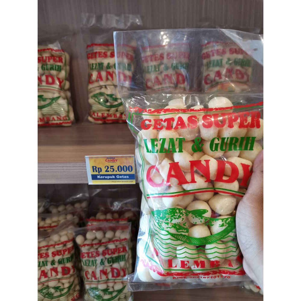 

Kerupuk Getas - dari Pempek Candy - Asli Palembang