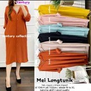 Mei Long Tunik Bahan Rayon Crinkle Import LD 104 Pj 102 Ori Century