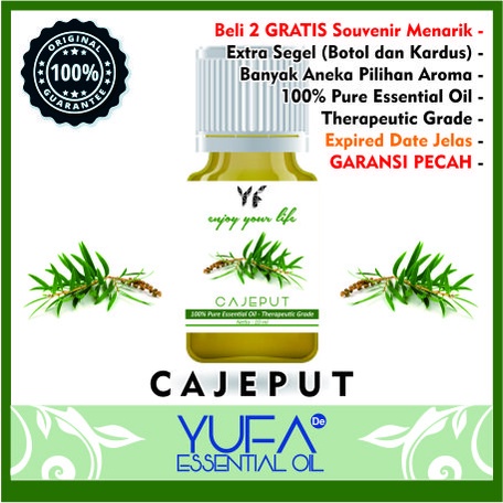 CAJEPUT Essential Oil - Minyal Essensial - Minyak Atsiri - Aroma Terapi - Difuser - Diffuser - Bahan Parfum