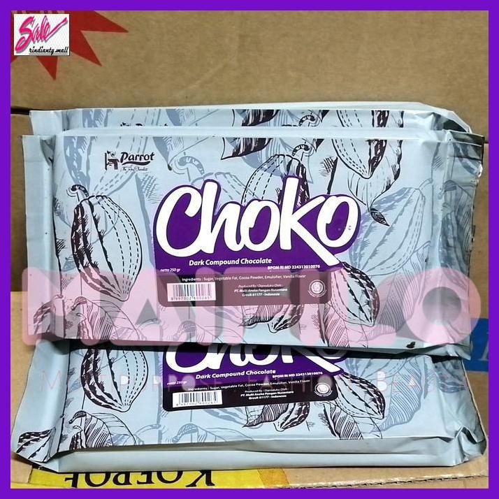 

RETLEMCOKLAT- CHOKO DARK COKLAT 250GR / COKLAT HITAM BATANGAN -ASLII.