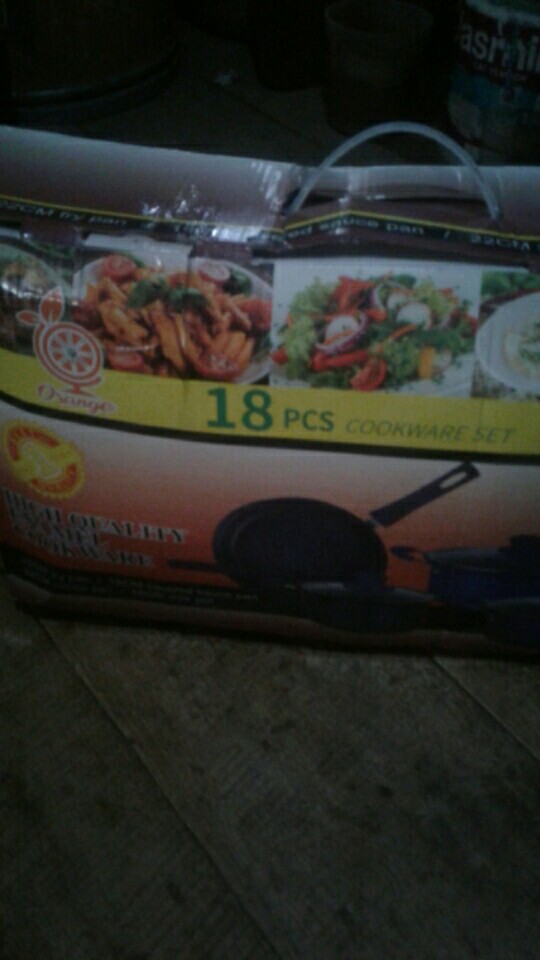 Teflon Panci Set Warna Cookware Set Frypan Saucepan Milkpot Free Spatula 6pcs Ibu-ibu Wajib Punya!!