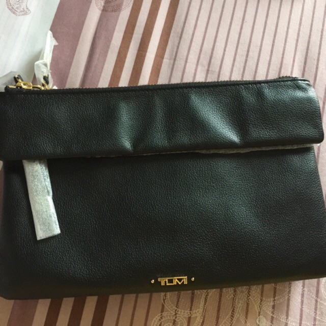 TUMI TRISTEN LEATHER CROSSBODY