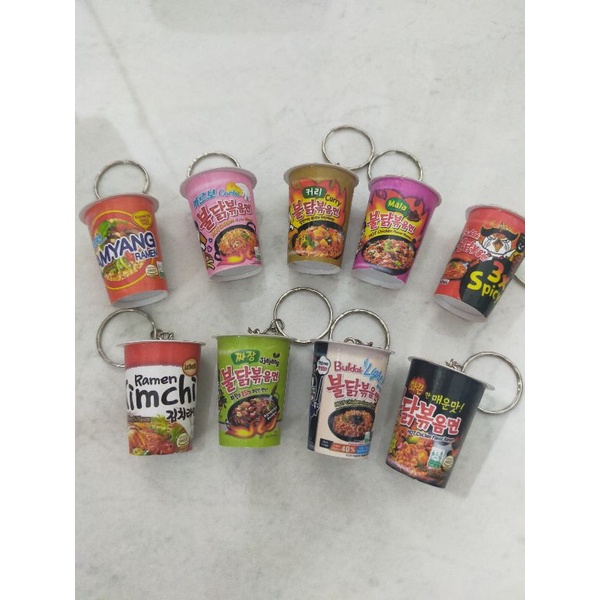 Ganci miniatur minuman cup/mie/starbuck/boba