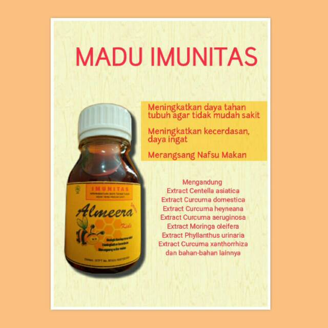 

MADU IMUNITAS DAYA TAHAN TUBUH ANAK