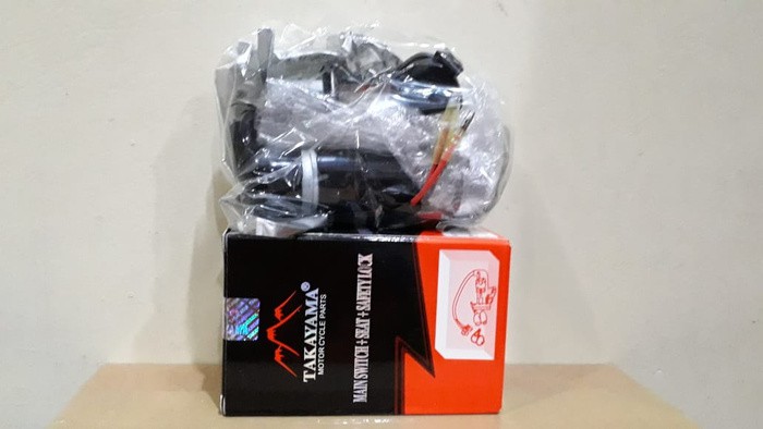 Kunci Kontak + Kunci Jok + Pengaman Supra X 125 (Takayama)