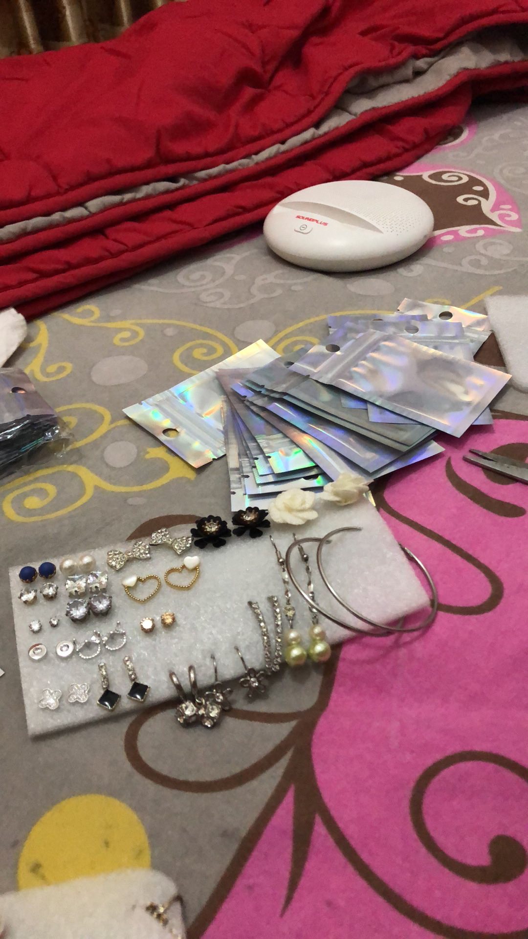 20pcs Kantong Aluminium Foil Anti Air Dengan Seal Self Seal