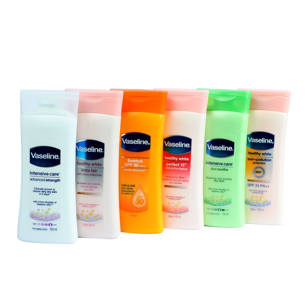 ❄️MATCHA❄️VASELINE HEALTHY WHITE HAND BODY - BODY LOTION HEALTHY SUNBLOCK BPOM