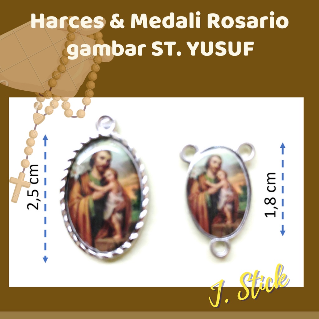 Medali &amp; Harces Rosario Gambar St Yusuf