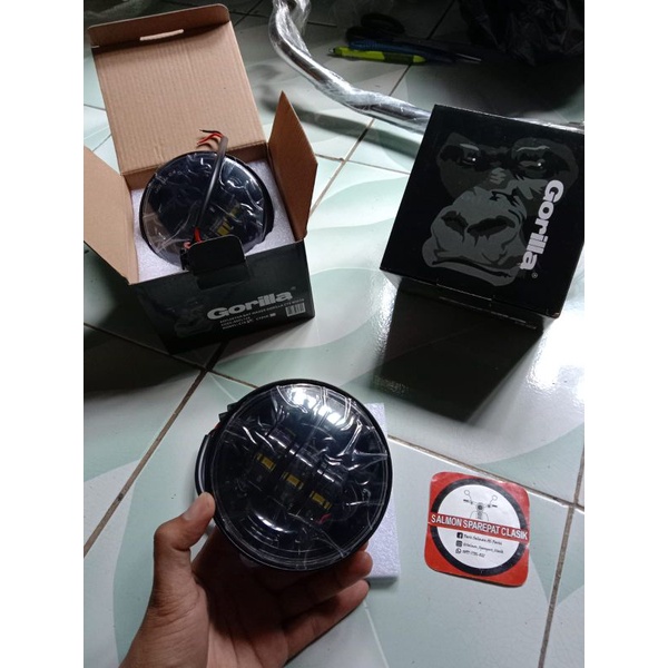 Daymaker C70 hitam lampu depan c70 model daymaker import by gorilla