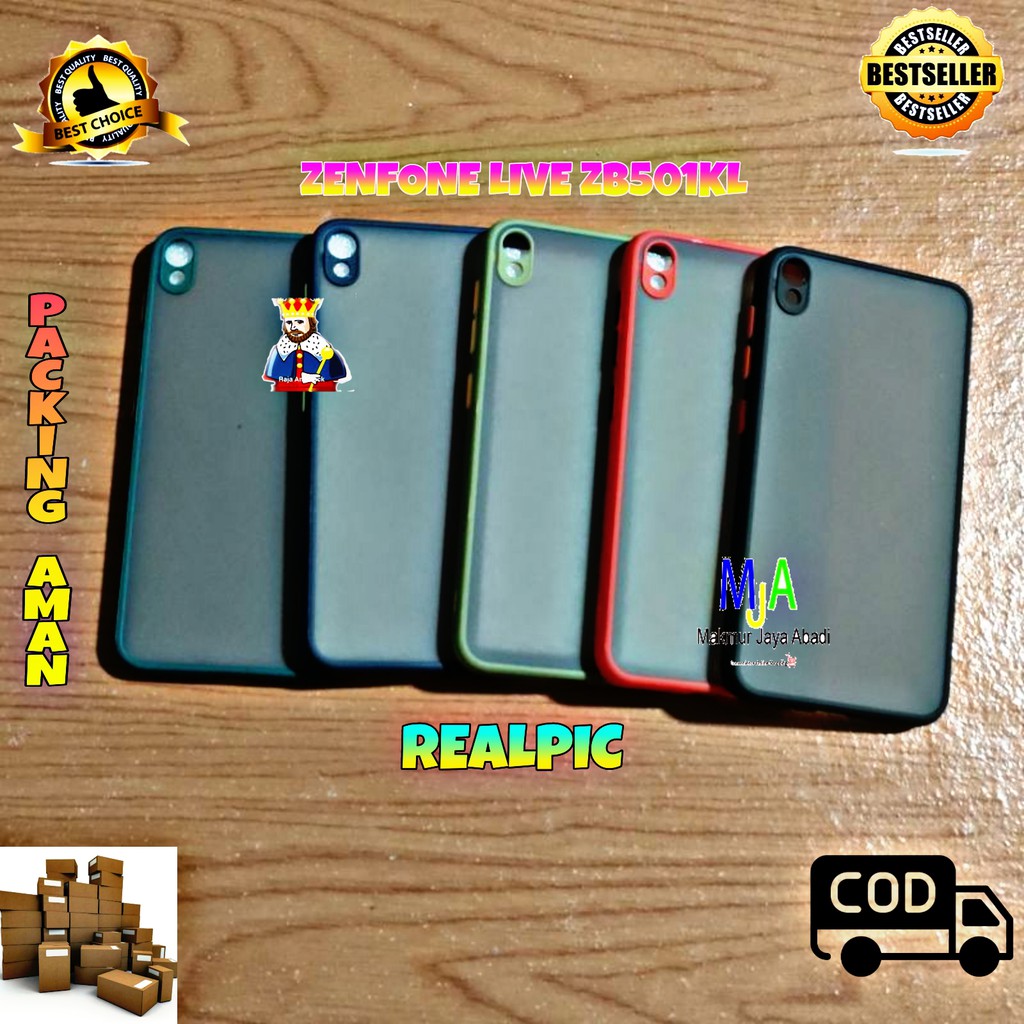 SOFTCASE ASUS ZENFONE LIVE ZB501KL - CASE MATTE FULL COLOUR MY CHOICE BUMPER CASE PELINDUNG KAMERA