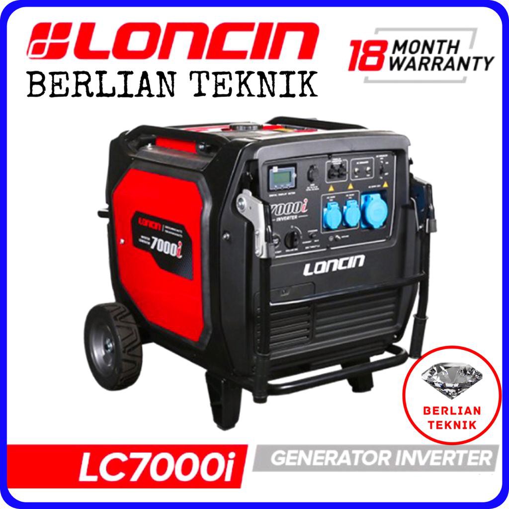 Gasoline Generator Inverter Mesin Genset Bensin Loncin LC 7000 Silent / 7000 Watt