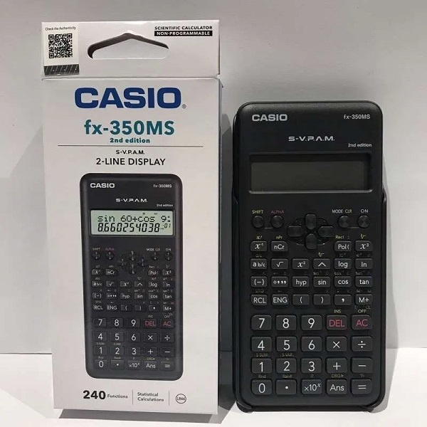 

Kalkulator calculator scientific casio fx-350ms fx350ms original resmi