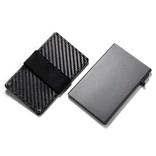 Dompet Pop Up Credit Card Holder Slim Wallet RFID Blocker 