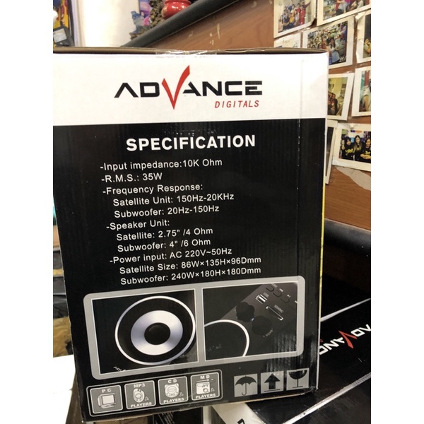 SPEKER ADVANCE M180BT BLUETOOTH MULTIMEDIA