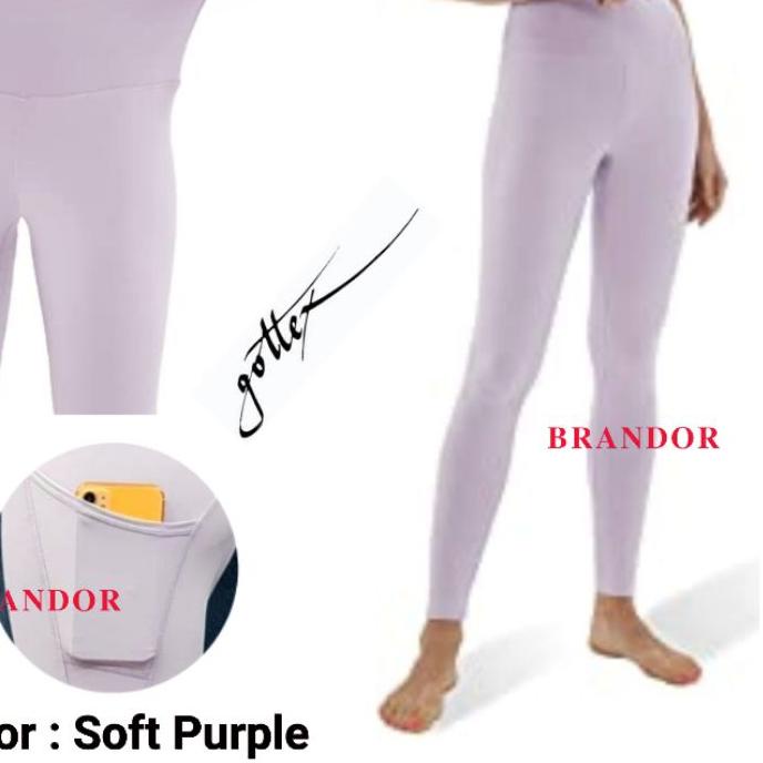 ➪ GTLG92 - HIGH WAIST ANKLE LEGGING - 2 SIDE POCKET By GOTTEX ☄