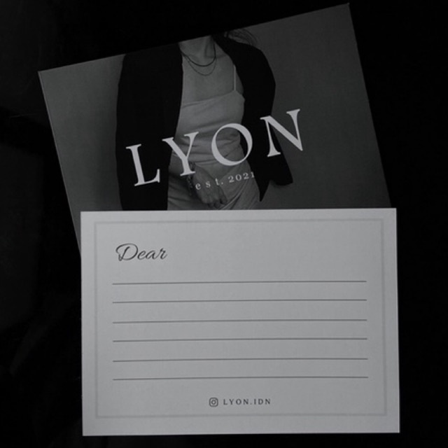 

LYON Official - Personalized Gift Card (additional)
