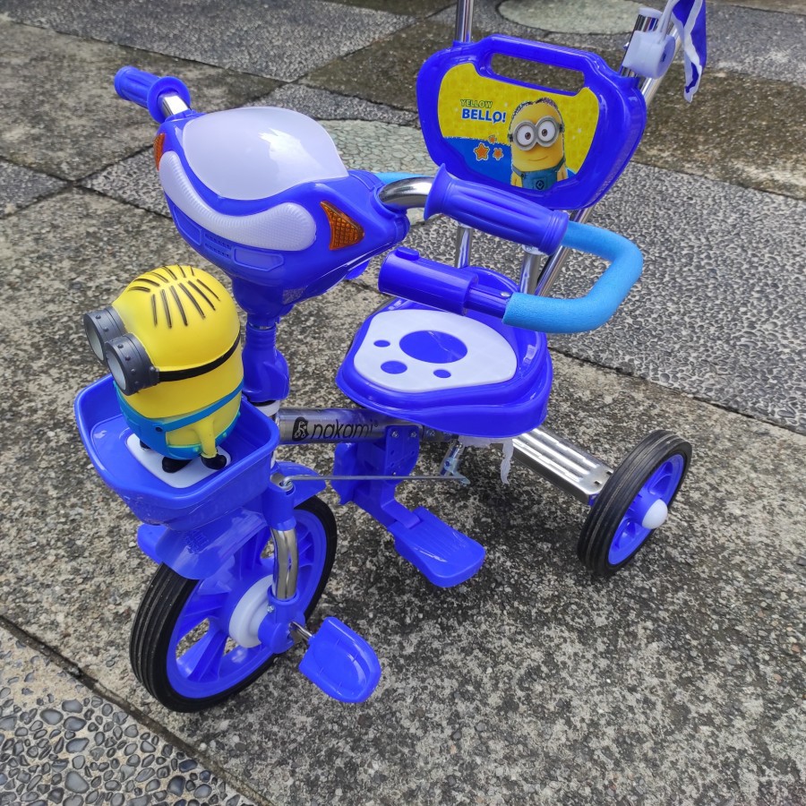 Sepeda Anak Roda Tiga Tricycle Nakami Minion