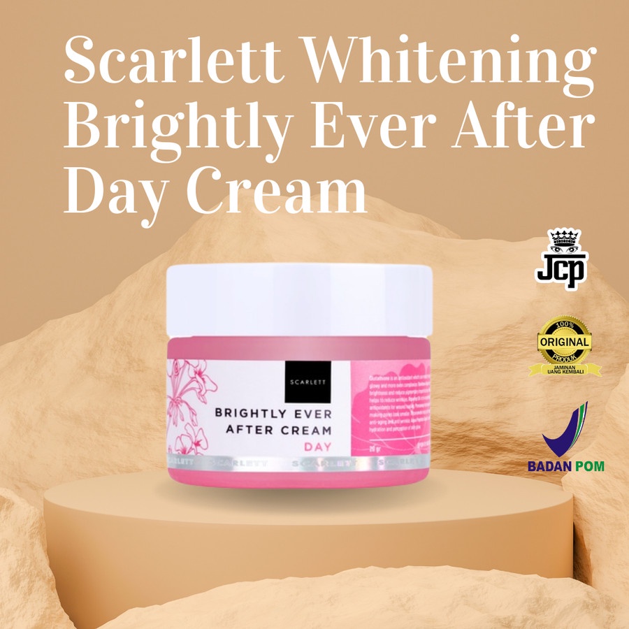 SCARLETT Whitening Brightly Ever After Day Cream 100% Original