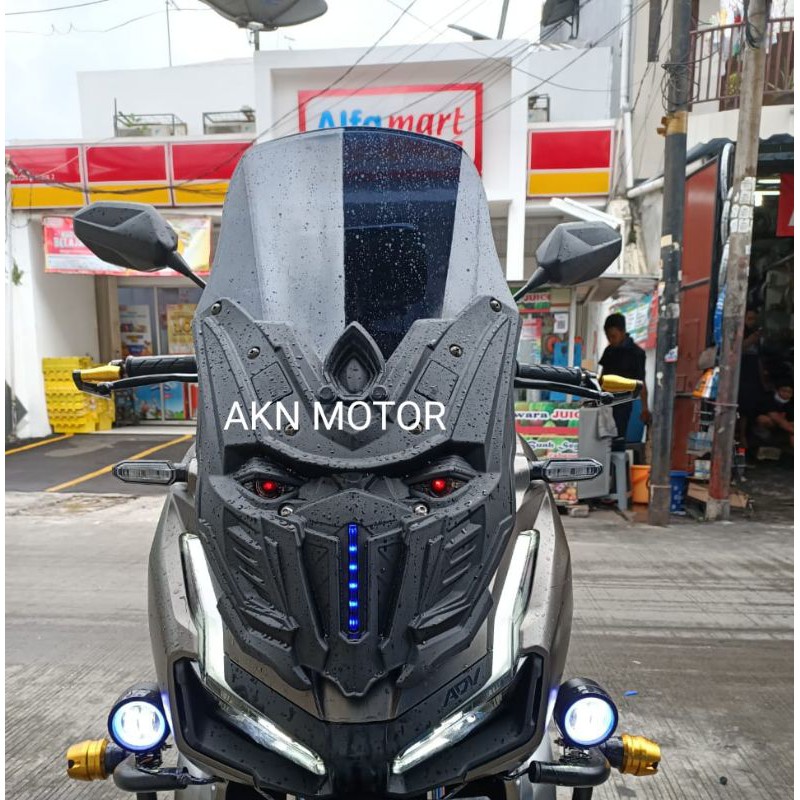 tameng windshield visor transformar led Honda adv 150 pnp