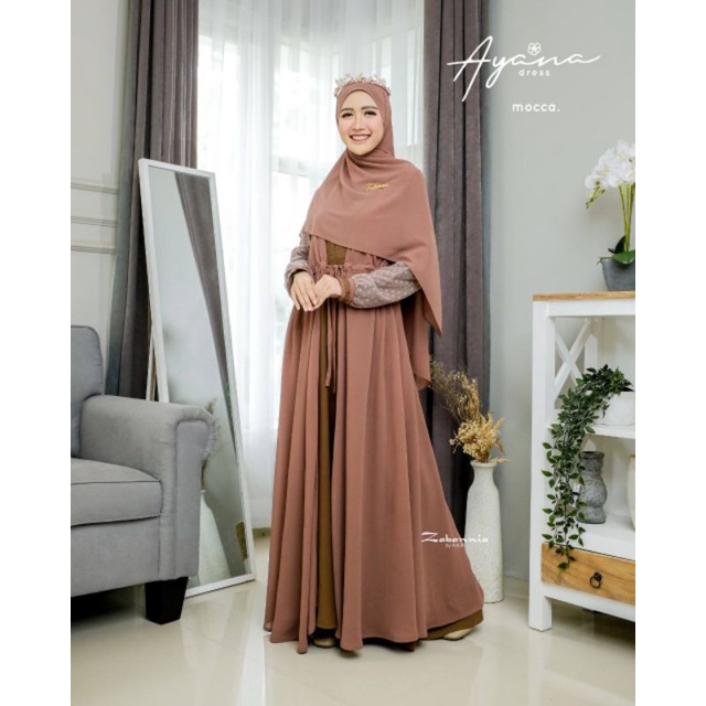 Ayana Dress by Zabannia - Gamis Couple Ibu &amp; Anak / Mom &amp; Kids