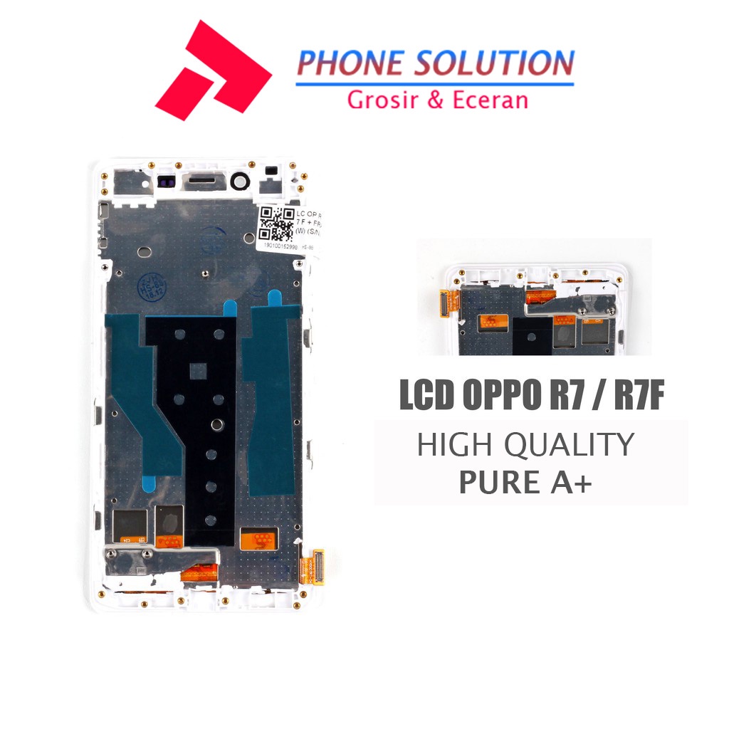 LCD Oppo R7 Fullset Touchscreen Include Frame - Parts Kompatibel Dengan Produk Oppo // Supplier LCD Oppo R7 - Garansi 1 Bulan