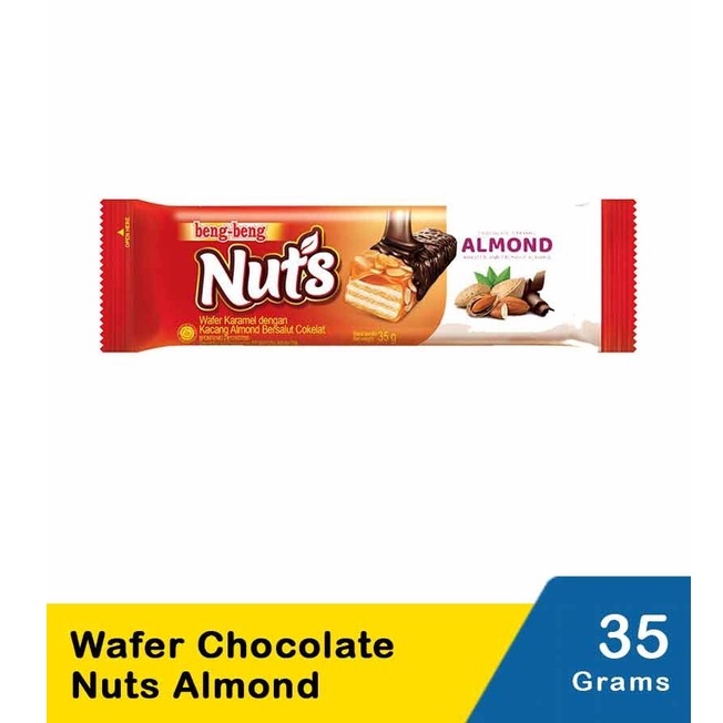 

Beng-Beng Wafer Chocolate Nuts Almond 35G