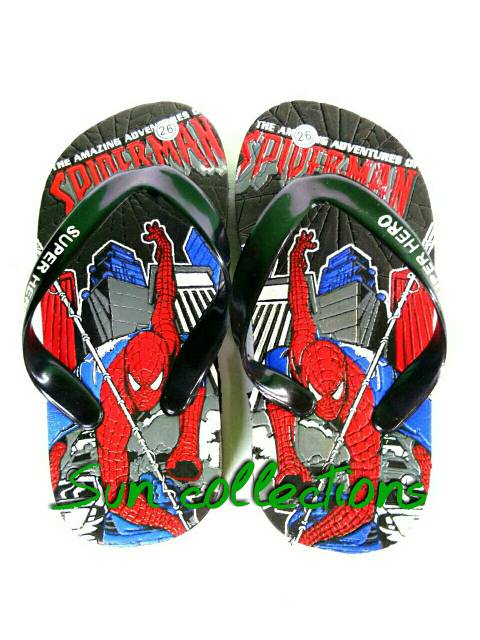 Sandal anak Motif adventure Spiderman (1) Kg 15 pasang