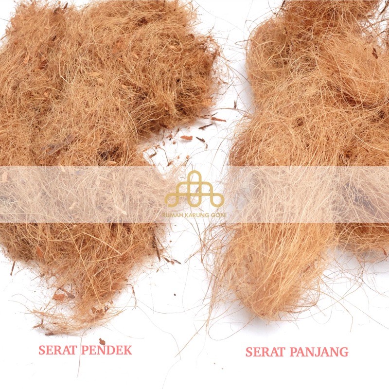 Sabut Kelapa 500gr Coco Fiber - Cocofiber Serat Sabut Kelapa - Media Tanam Anggrek - Supplier Cocofiber Bandung