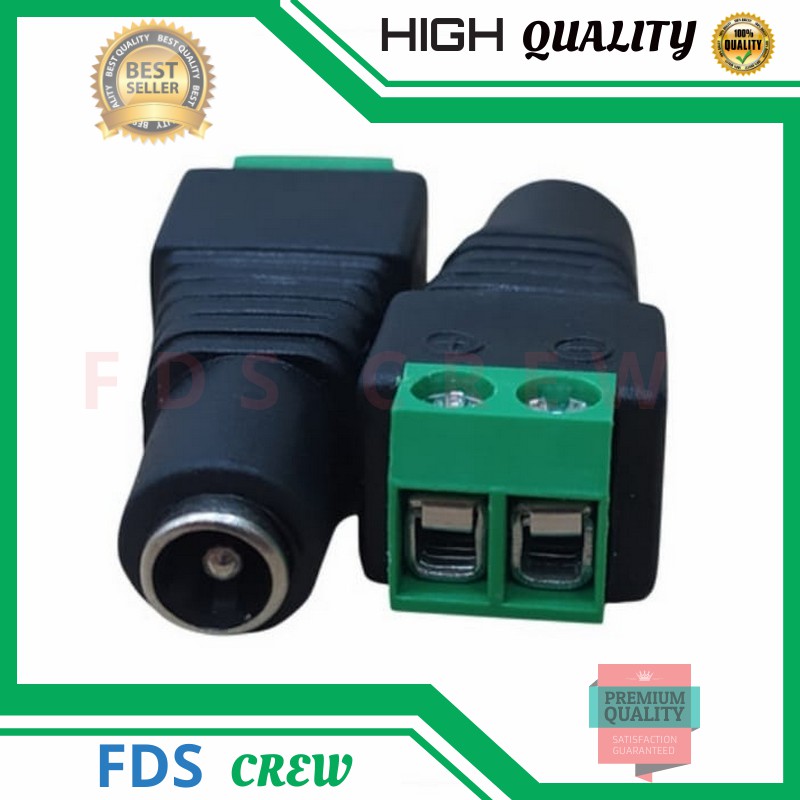 JACK DC FEMALE Socket Konektor Kamera CCTV