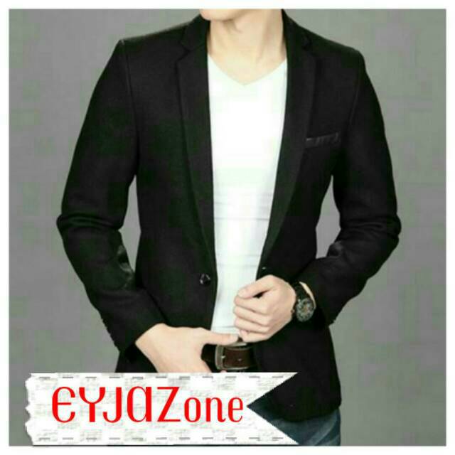 Blazer casual blazer santai Jas pria blazer jas formal jas Kanter eyjaz