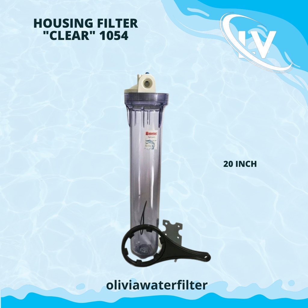Housing Filter Clear 20 inch