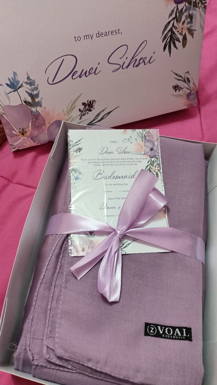 **tanpa Minimal Order** Box Bridesmaid
