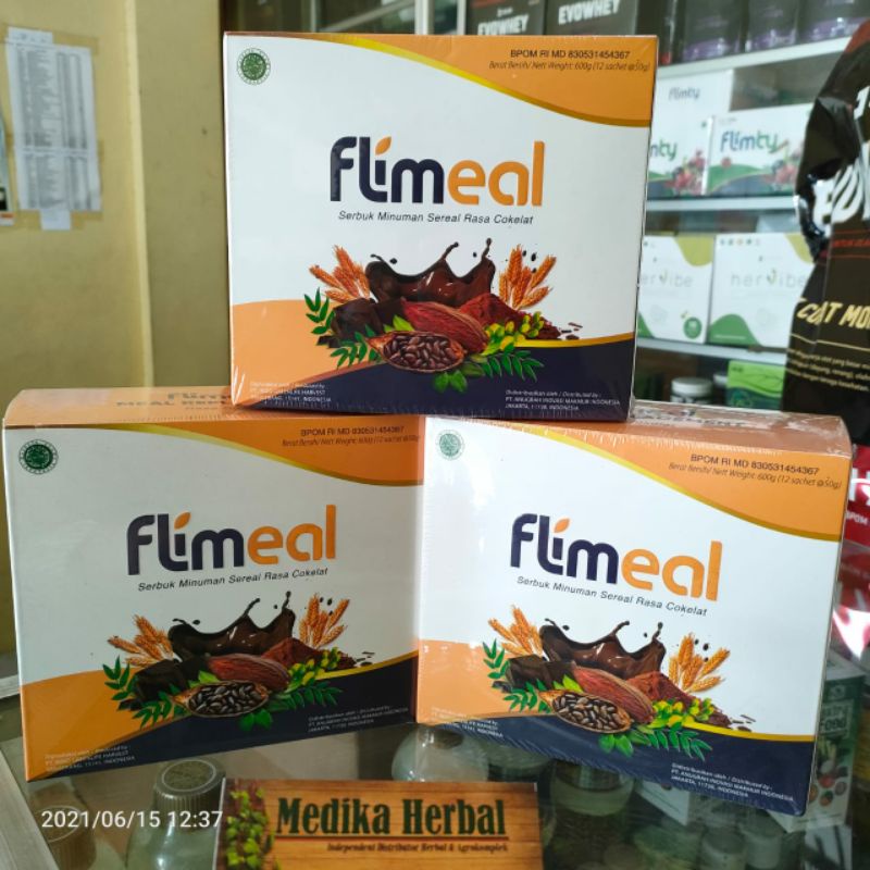 

Flimeal by Flimty 1 box 12 sachet - Agen Lampung- minuman sereal pengganti makan