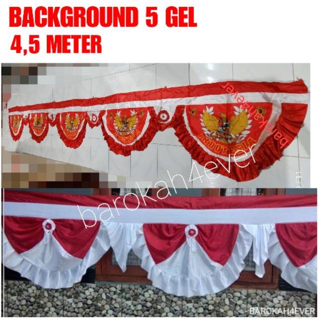 BACKGROUND KEMERDEKAAN REMPEL 5 / 10 GELOMBANG