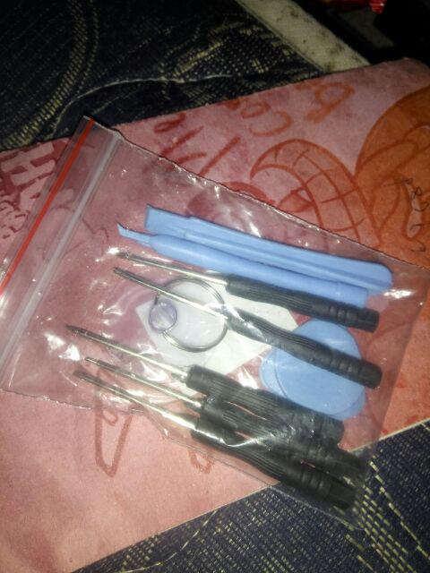 Set 11pcs Obeng Reparasi Pembuka Iphone 8 7 6 5 4 4s 3gs