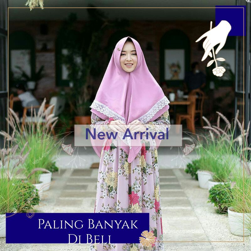 GAMIS TERBARU-SET SYARII ORI BERMEREK BABY DOLL -WANITA 2020