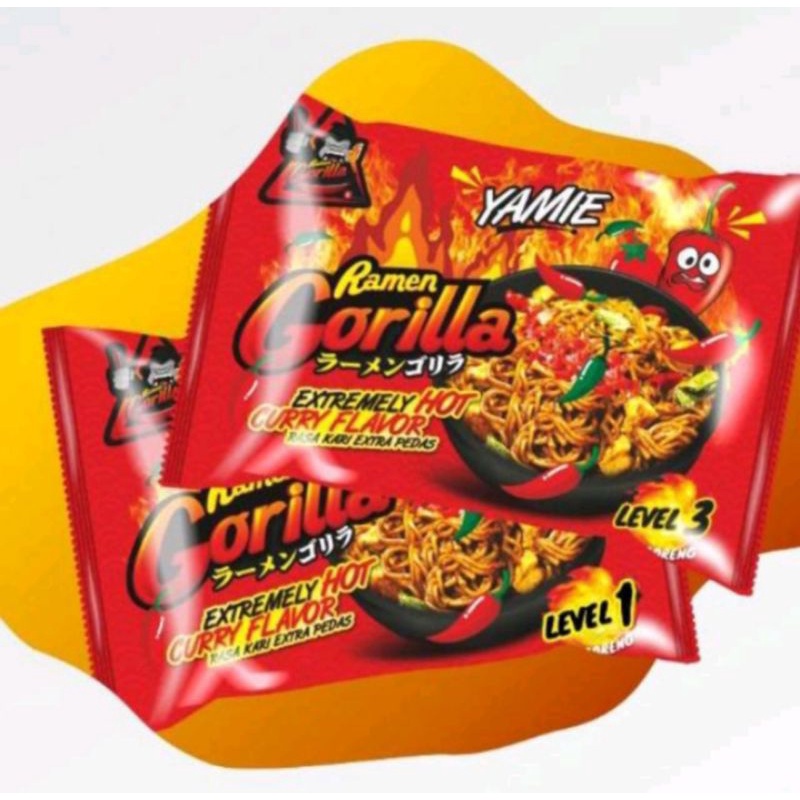 

Ramen kering /yamin Gorilla instan lv 1 dan 3