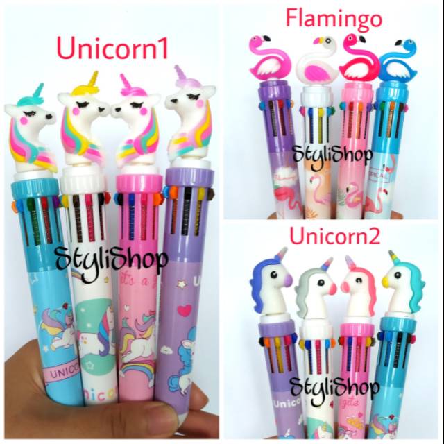 

Bulpen Karakter 10 Warna, Ballpoint, Pulpen, Ballpen