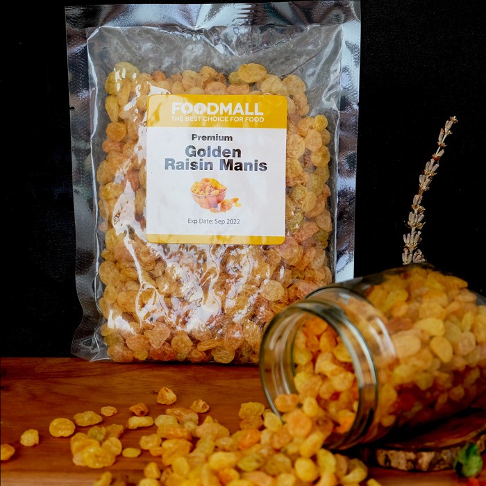 

TERBARU Golden Raisin Manis 250 gram / Kismis golden emas