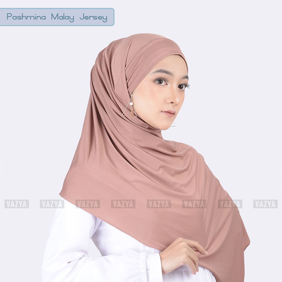 Pashmina Instant Malay Tali Ikat Jersey