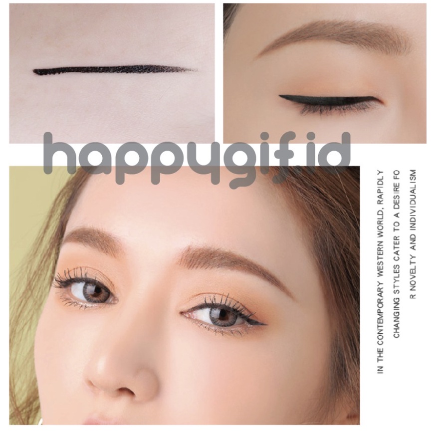 LAMEILA Eyeliner Pensil Cair Profesional Warna Hitam Anti Air Tahan Lama Long Lasting LA009