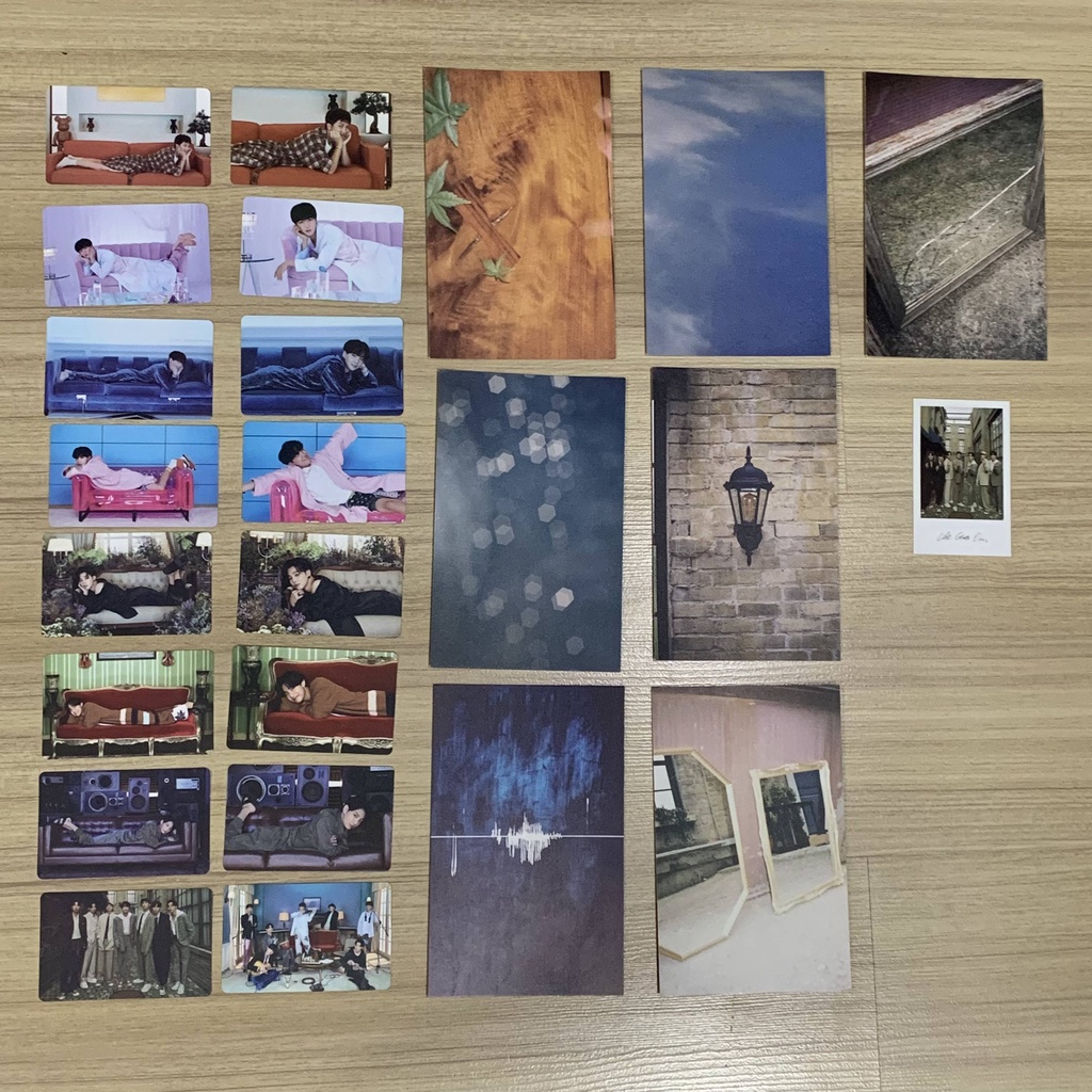 pc photocard BTS BE Deluxe Essential edition RM Jin Suga Jhope Jimin V Jungkook