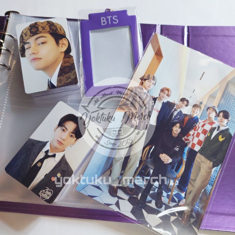 Sharing Dicon Custom Book 101 BTS (Binder Card holder Photocard Jungkook Jimin Taehyung Suga Jin Jho