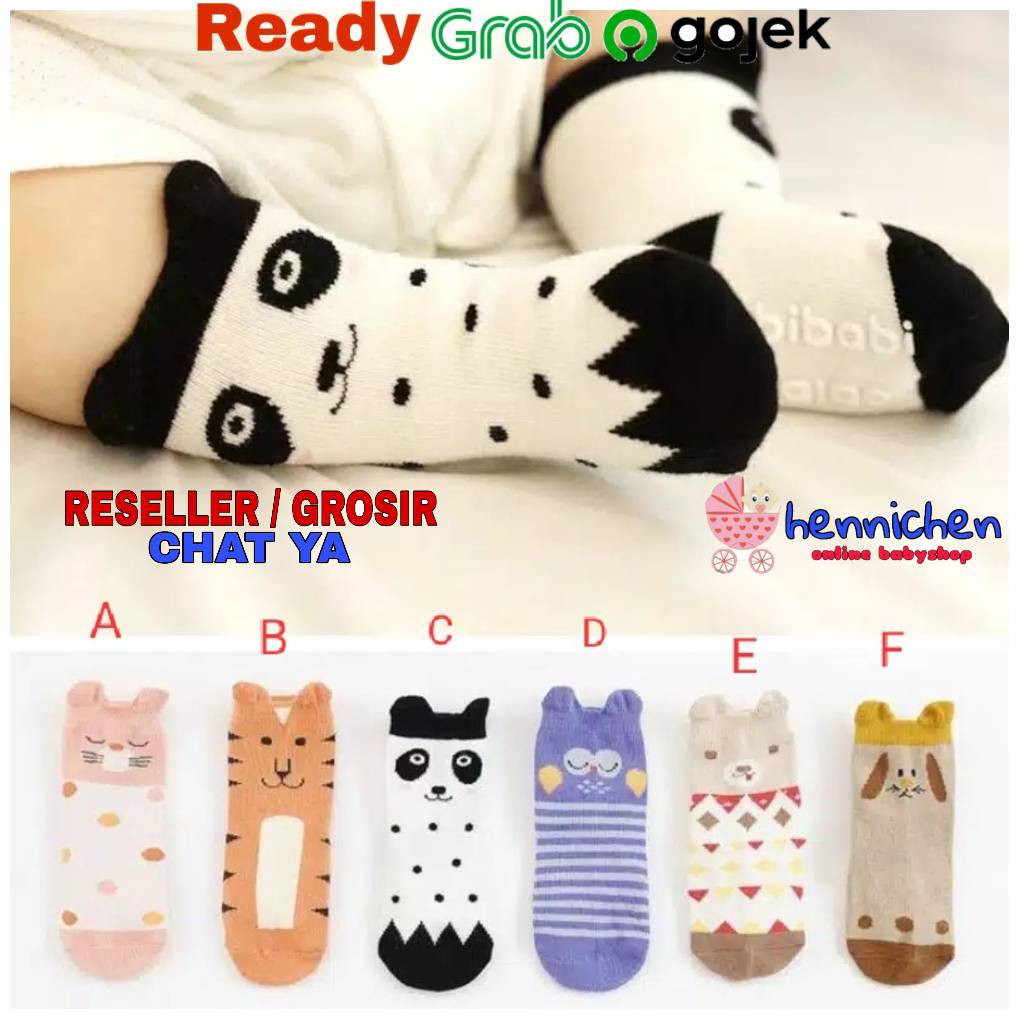 Kaos Kaki Bayi kaos kaki anak Import Tebal lucu Bahan Nyaman dengan anti slip 0-2 thn